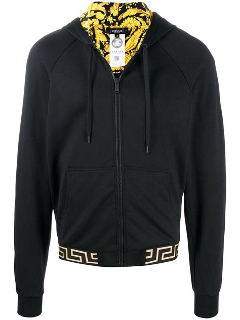 versace collection hoodie|versace zip up hoodie.